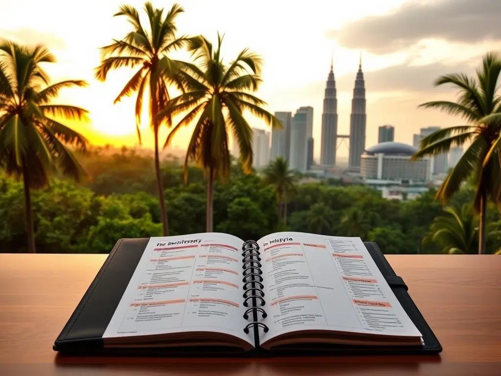 جدول سياحي ماليزيا