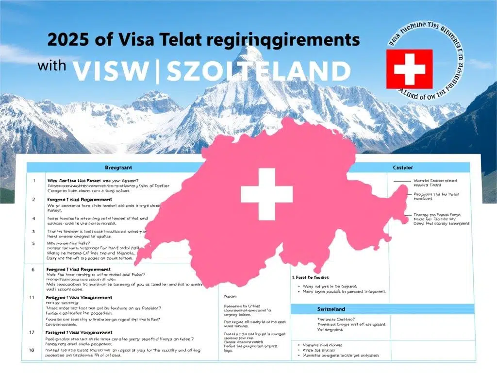 متطلبات فيزا شنغن سويسرا