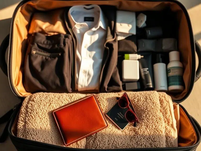 مستلزمات حقيبة السفر