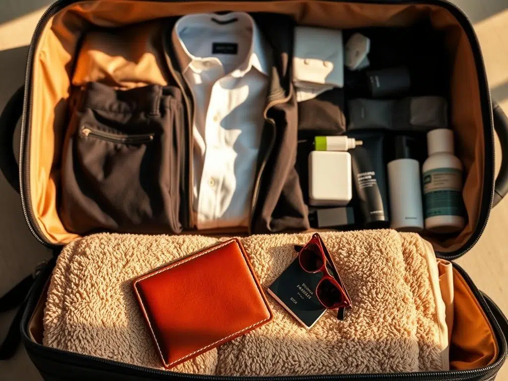 مستلزمات حقيبة السفر
