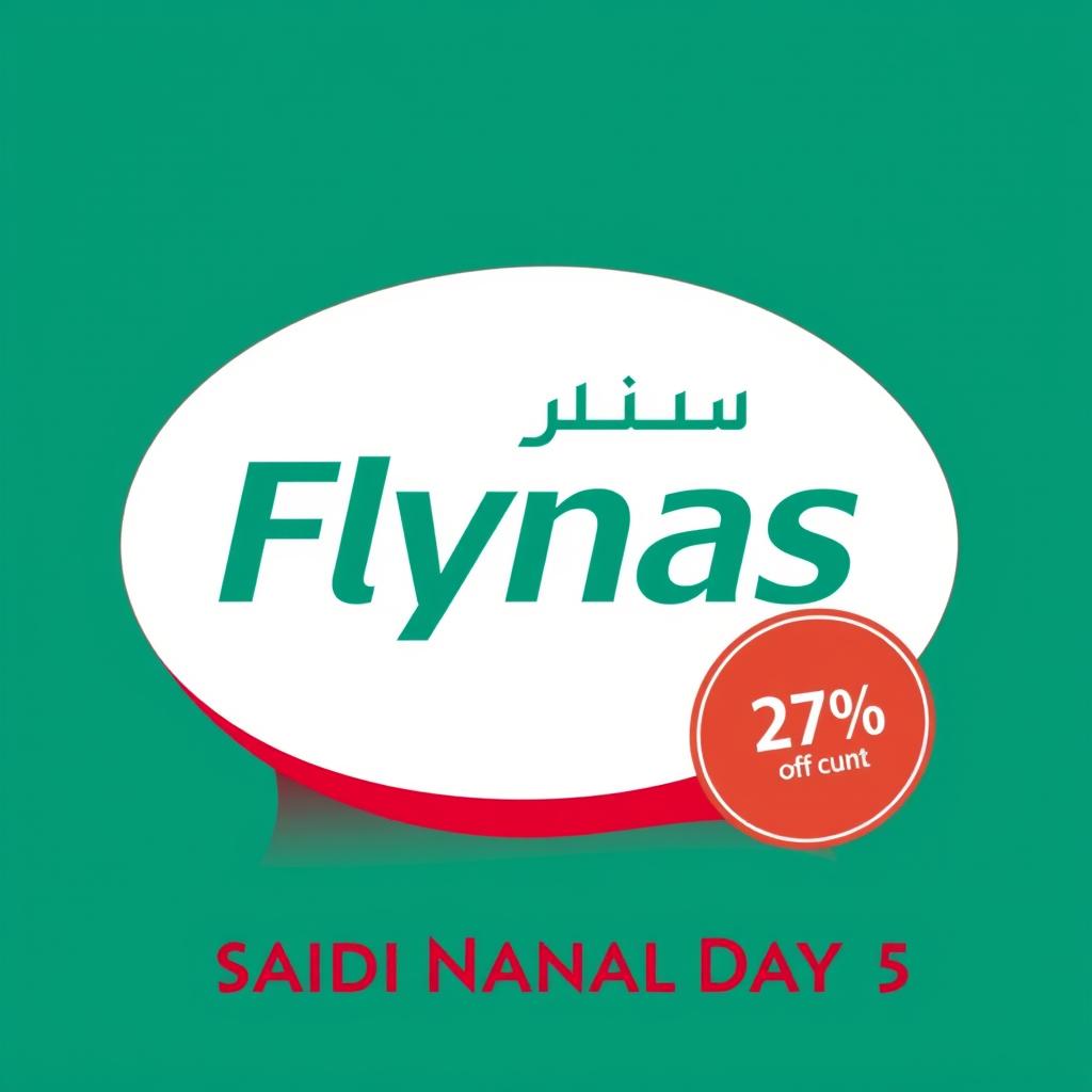 شعار طيران ناس مع عروض اليوم الوطني 95