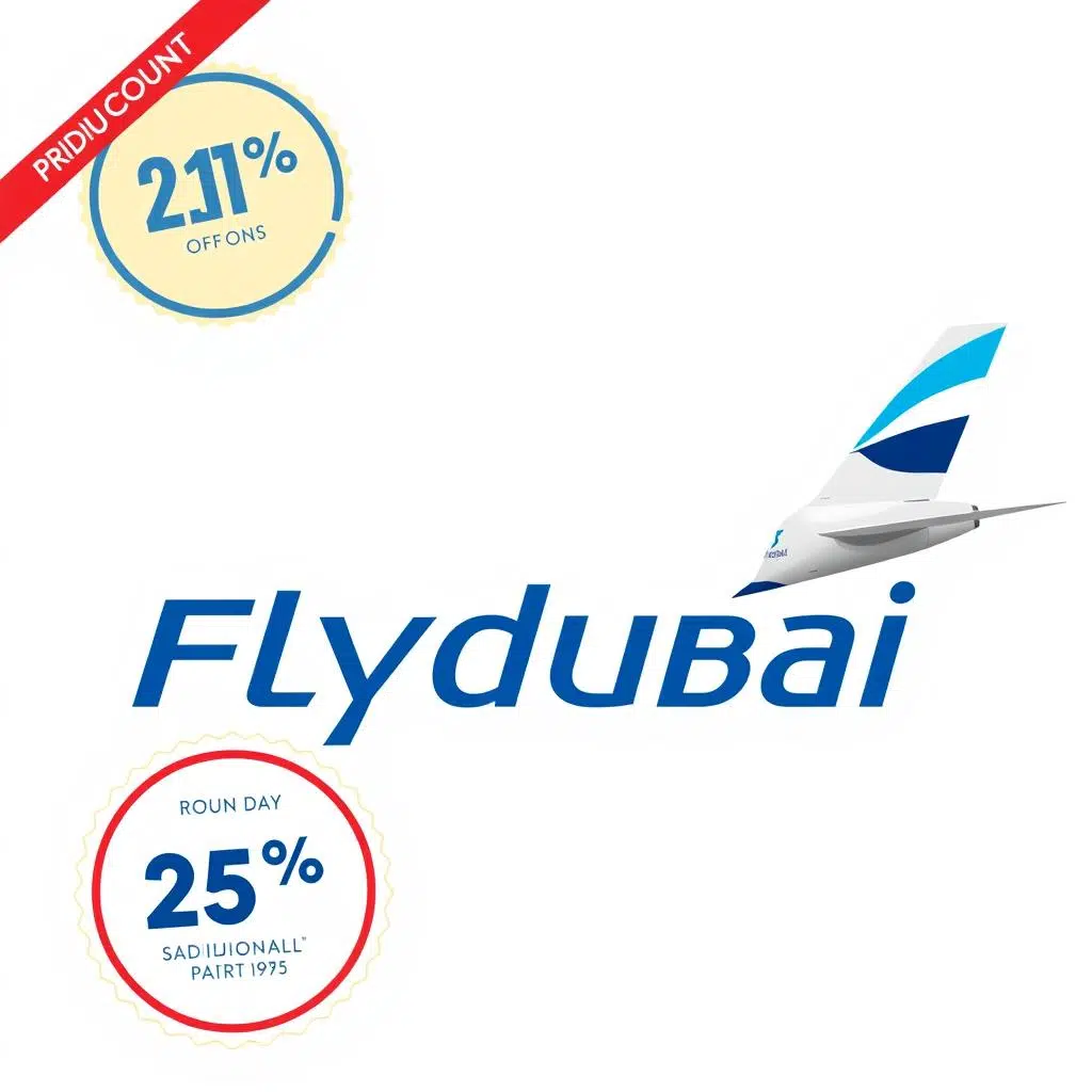 شعار فلاي دبي مع عروض اليوم الوطني السعودي 95 شعار فلاي دبي مع عروض اليوم الوطني السعودي 95
