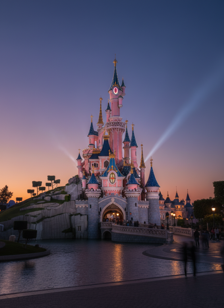 قصر الجميلة النائمة ديزني لاند باريس - السياحة في فرنسا للعائلات
